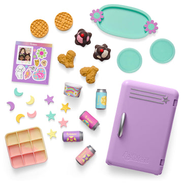 American Girl, AG Sisters Sleepover Snacks Set, Doll Playset, for 14.5-inch Dolls, 17 pcs, for Ages 4+ (Amazon Exclusive)