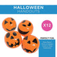 Fun Express Halloween Jack O Lantern Pumkin Beach Balls (Set of 12) Halloween Toys and Trunk or Treat Party Supplies