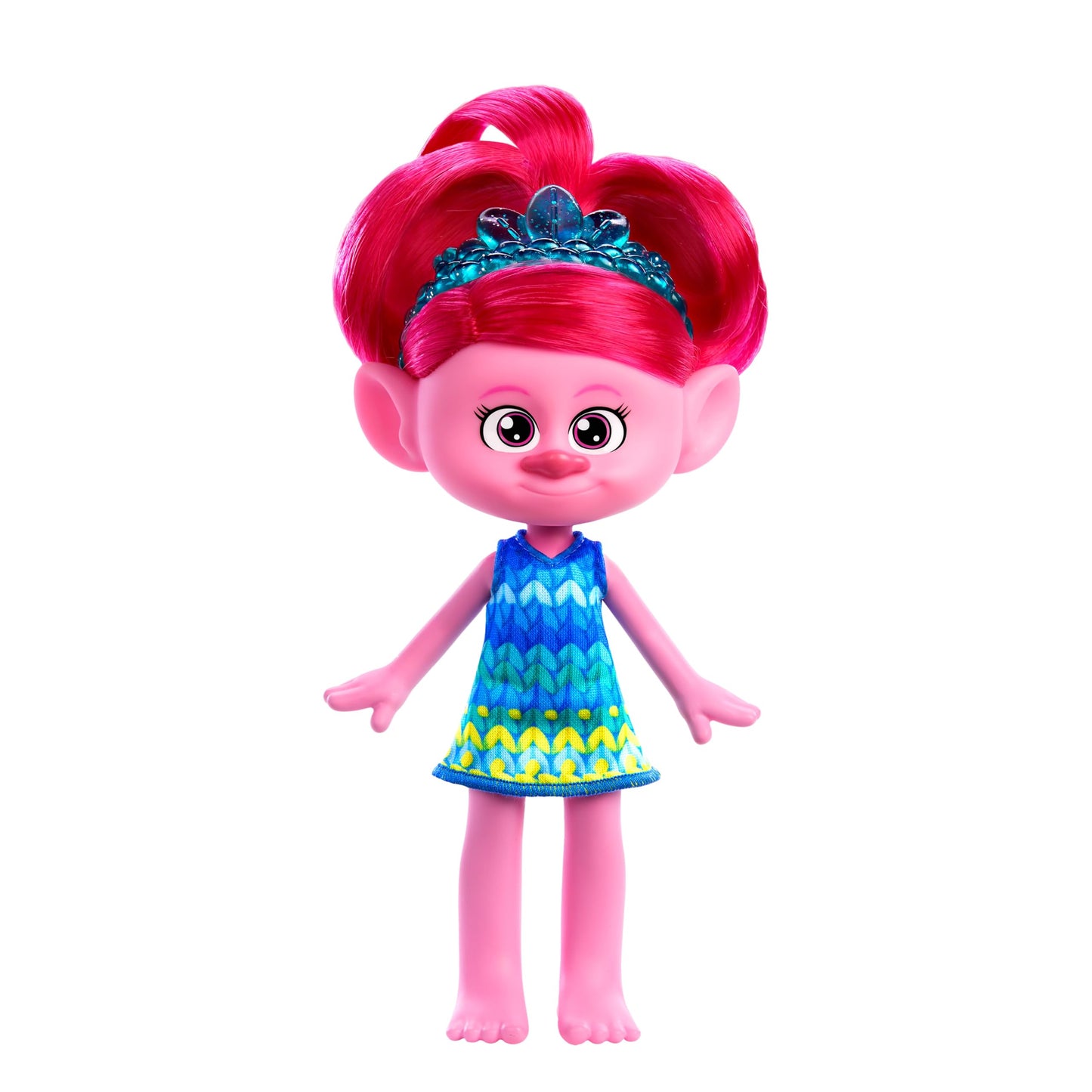 Mattel DreamWorks Trolls Band Together Trendsettin’ Fashion Dolls, Queen Poppy with Vibrant Hair & Accessory, Toys Inspired by the Movie