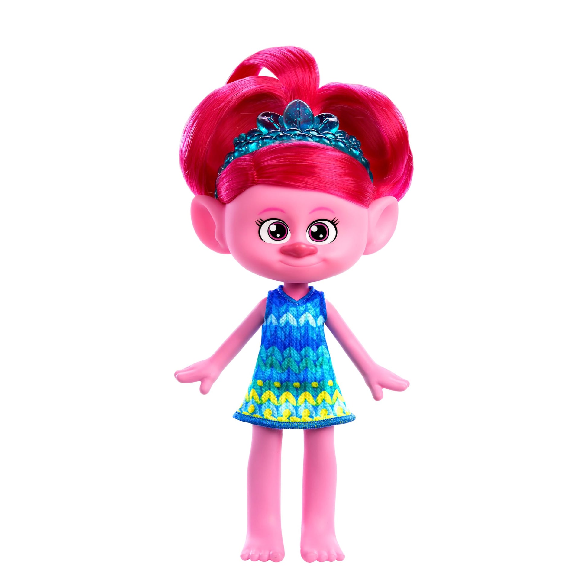 Mattel DreamWorks Trolls Band Together Trendsettin’ Fashion Dolls, Queen Poppy with Vibrant Hair & Accessory, Toys Inspired by the Movie