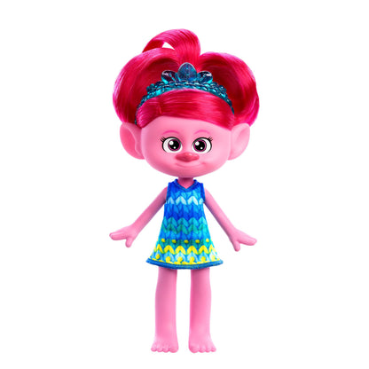 Mattel DreamWorks Trolls Band Together Trendsettin’ Fashion Dolls, Queen Poppy with Vibrant Hair & Accessory, Toys Inspired by the Movie