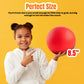 New Bounce Playground Balls for Kids, Set of 4, 8.5", Rubber Bouncing Balls