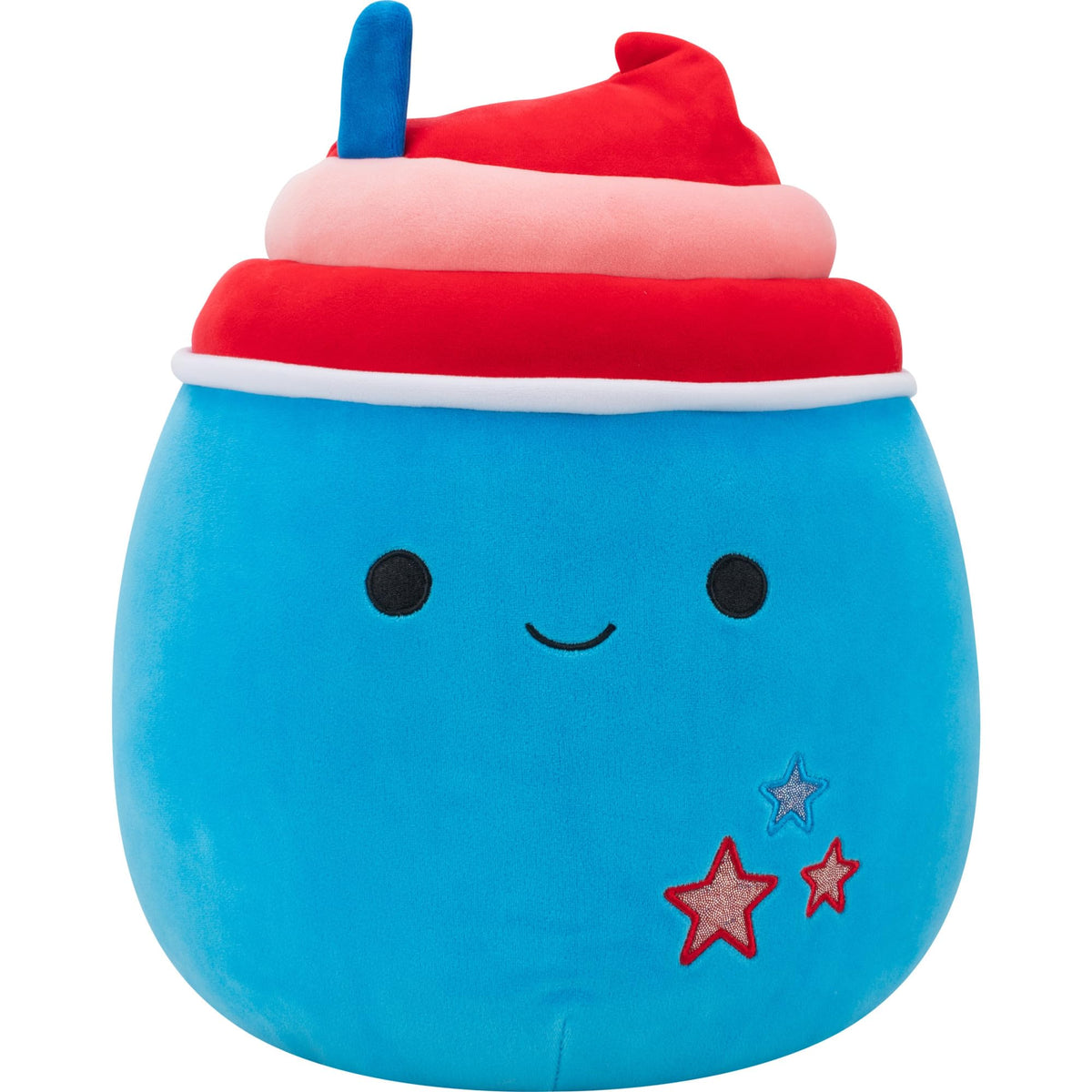 Squishmallows Original 12in Izaak the Blue Slushy with Star Embroidery - Official Jazwares Plush (Medium-Sized)