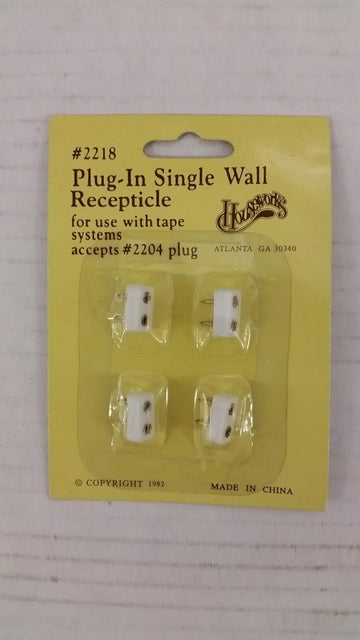 Dollhouse Plug-In Single Wall Receptacles