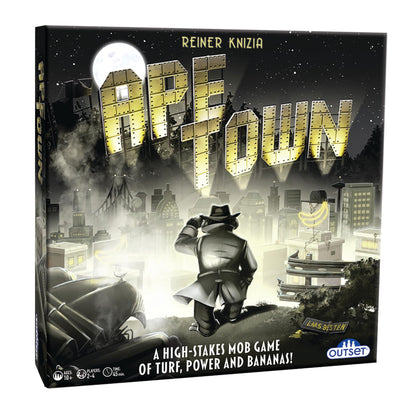Ape Town by Reiner Knizia - for 2 to 4 Players Ages 10+ - Area Control Tile Laying Board Game