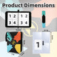Card Binder 4 Pocket with 50 Removable Sleeves-Can Hold 400 Cards