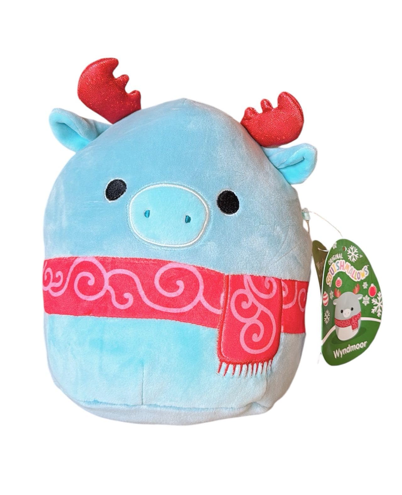 Squishmallows Officially Licensed Kellytoy B Christmas 2024 Squad Plush -Squishy Stuffed Animal Toy - Gift for Kids, Girls & Boys 8 Inch (Wyndmoor
