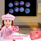 WONDOLL American 18-inch-Doll-Clothes and Accessories Girl-Travel-Suitcase Luggage,Clothes and Shoes, Bag, Sunglasses, Camera, Passport, Notebook