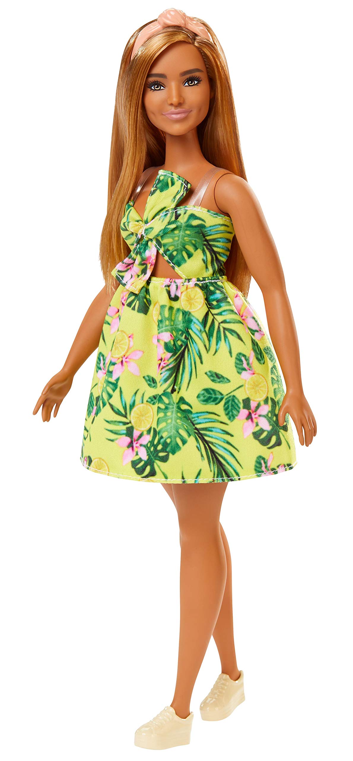 Barbie Fashionistas Doll with Long Blonde Hair - Tropical Outfit