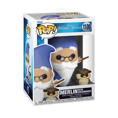 Funko POP! & Buddy: Sword in the Stone - Merlin with Archimedes