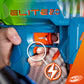 Nerf Elite 2.0 Double Punch Motorized Blaster, 50 Darts, 2x 10-Dart Clips, Ages 8+