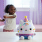 Gabby's Dollhouse Celebrations, Sprinkle Party Cakey Cat Soft Toy, 25-Centimetre Interactive Soft Toy with Sounds, Kids’ Toys for Girls and Boys Aged