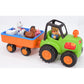 Kiddieland Light & Sound Farm Tractor Playset with Motorized Trailer