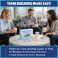 Team Building Games for Work - 200 Conversation Cards for Team Building. Fun Office Games and Conversation Starter Cards for Meetings and Group