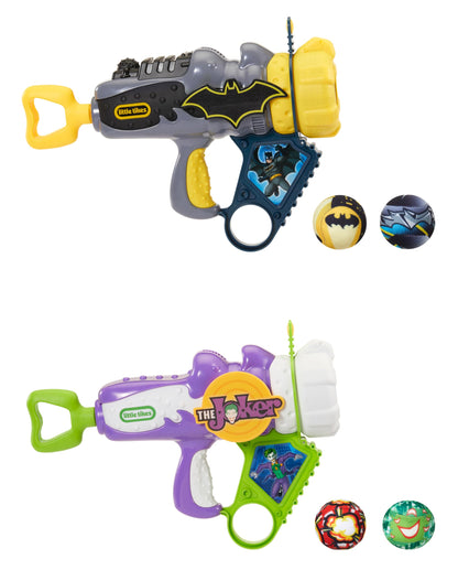 Little Tikes Batman & The Joker Boom Blaster 2 Pack, DC Active Play Toy Blasters, for Boys and Girls Ages 3+ Years