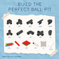 Funphix Large Ball Pits for Toddlers I Dive in Ball Pit Building Toy with Net, Bungee Cords, Tubes & Connectors I Indoor & Outdoor Playset For Kids