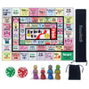 gzaymng Drinking Board Games for Adults, Leather Mat Drinking Board Game, Hilarious Party Games for Bachelorette, Tailgate Night (2-8 Players, Age