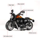 MING YING 66 Mini Toy Motorcycle - Pull Back Toy Cars with Sound and Light Toy,Toy Motorcycles for Toddlers,Motorcycle Toys for Boys Age 3-9 (Black)