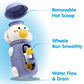iPlay, iLearn Baby Bath Toys, Toddler Waterfall Bathtub Toy W/ Suction Cup, Kids Water Spinner for Tub Pool, Infant Duck Elephant Shower Bathtime
