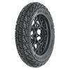 Pro-line Racing Hot Lap S3 Motorcycle Front Tire Mounted on Black Supermoto Wheel for Promoto-MX Front PRO1024410