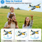 Toileum RC Plane, 3 Channel Remote Control Airplane, 6-axis Gyro Stabilizer BF-109 RTF RC Airplane with 2 Batteries, Easy to Fly for Beginners Adults