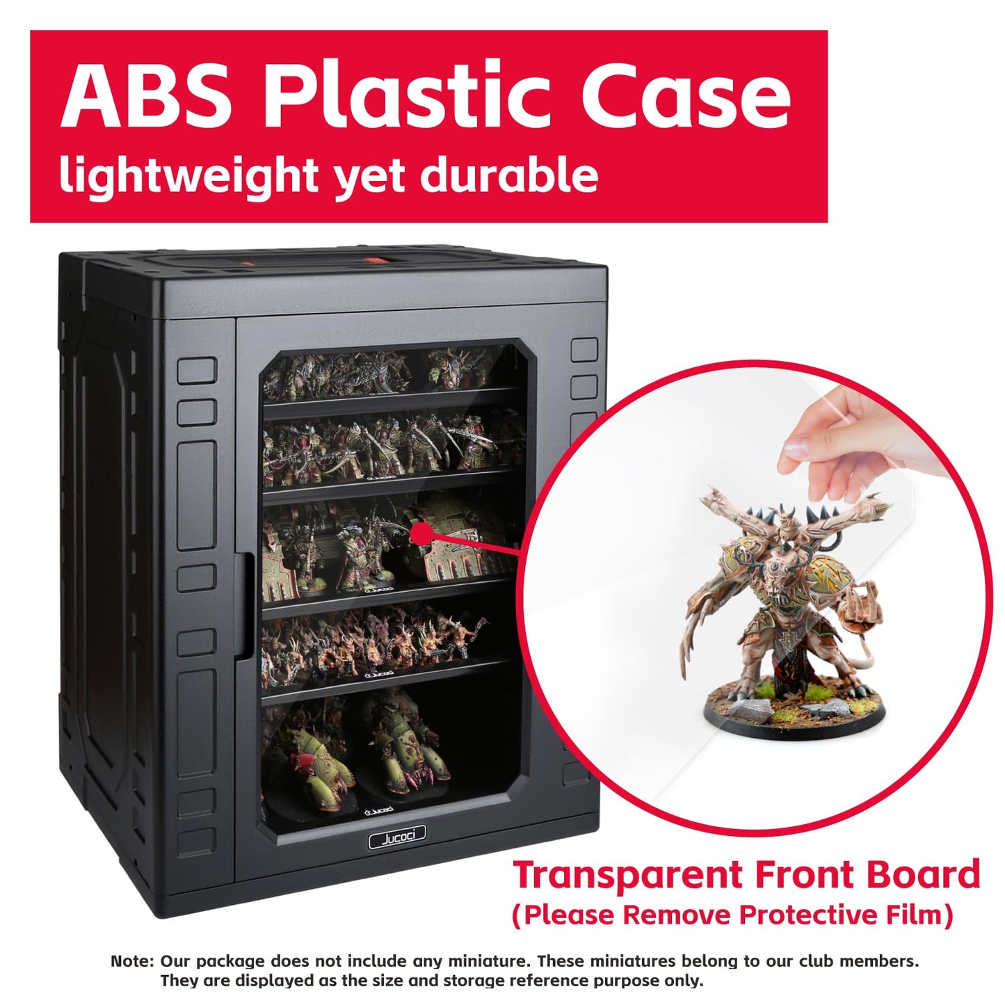 Jucoci Miniatures Storage Case Miniatures Transport Case (Large Size)