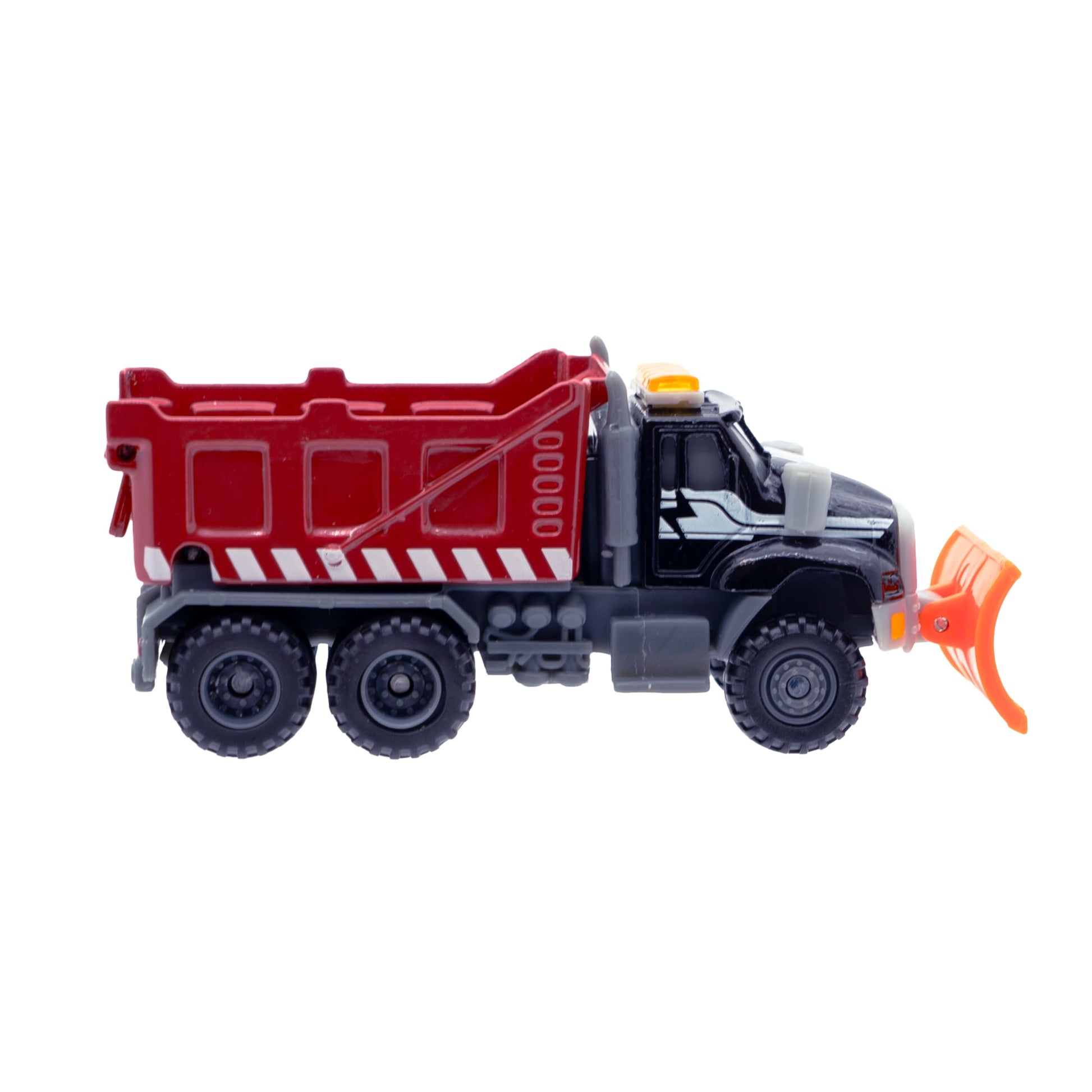 Mighty Fleet Diecast 3-Pack, Snow Shovel, Cherry Picker, and Ambulance, Durable 3” Diecast Vehicles for Kids Ages 3+