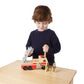 Melissa & Doug Wooden Fire Truck with 3 Firefighter Play Figures