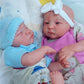 GYCV Lifelike Reborn Baby Dolls Twins Boy and Girl 20 Inch Weighted Full Body Silicone Realistic Newborn Baby Dolls Twins Real Life Baby Dolls Twin