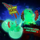 Zing Stikbot Glow in The Dark Dino Egg Pack - Set of 7 Eggs with Dino Figures & Stickers, Poseable Stop Motion Animation Toy for Kids Ages 4+
