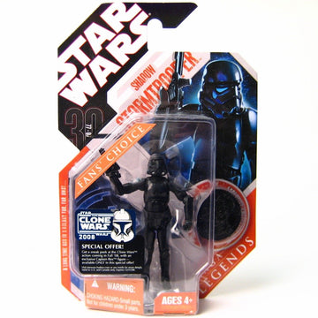 Star Wars 30th Anniversary Saga 2007 Legends Action Figure Shadow Stormtrooper