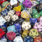 Chessex Pound O Dice | 1 lb Bulk Polyhedral Assortment with Approx 100 Factory Seconds Plus Bonus 7-Die RPG Set | for DND Pathfinder and Tabletop