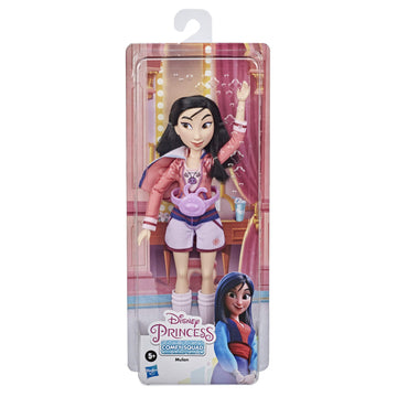 Disney Princess Comfy Squad Mulan Fashion Doll, Toy Inspired by Disney’s Ralph Breaks The Internet, Casual Outfit Doll, Girls 5 and Up, White