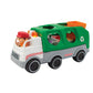 Kidoozie Shape Sorting Recycling Truck Ages 12 Months+, Motorized, Garbage Truck, Light & Sound