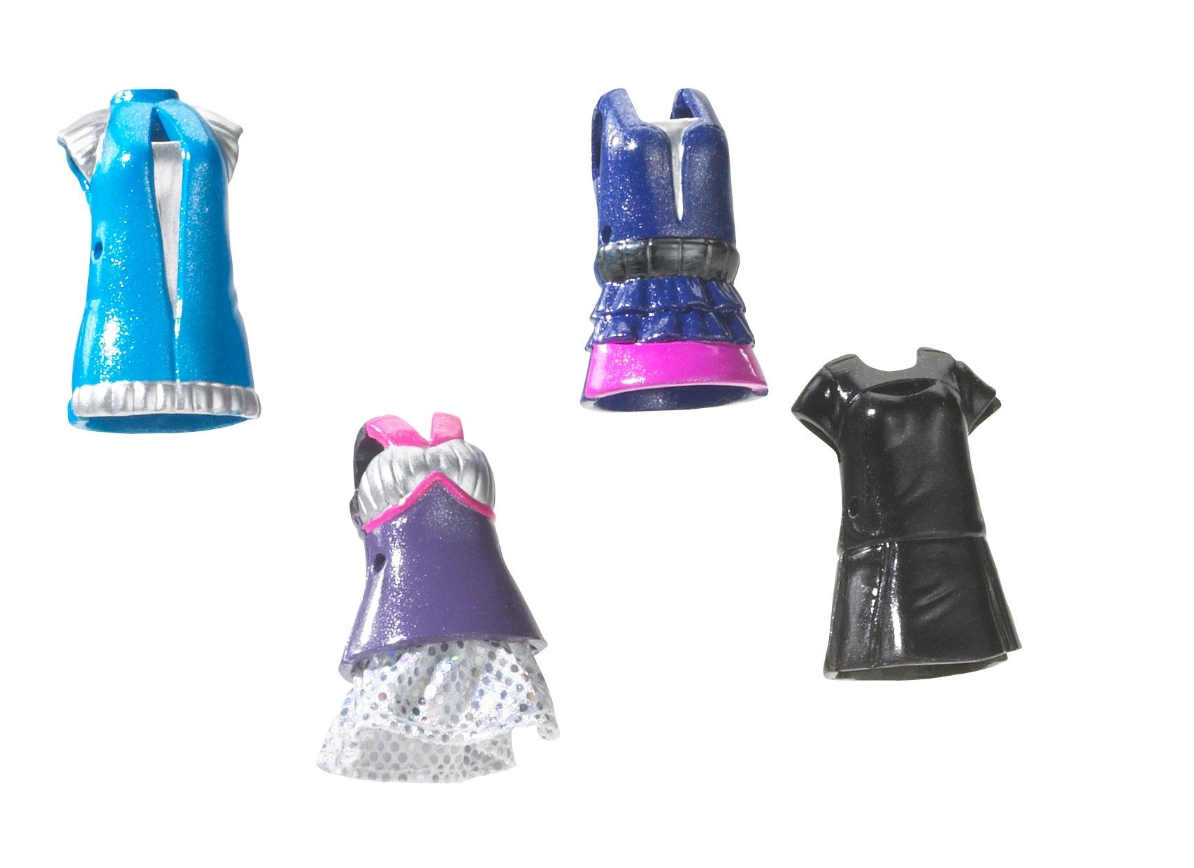 Polly Pocket Pop 'N Lock Electropop Lila and G-Tar Fashion Set