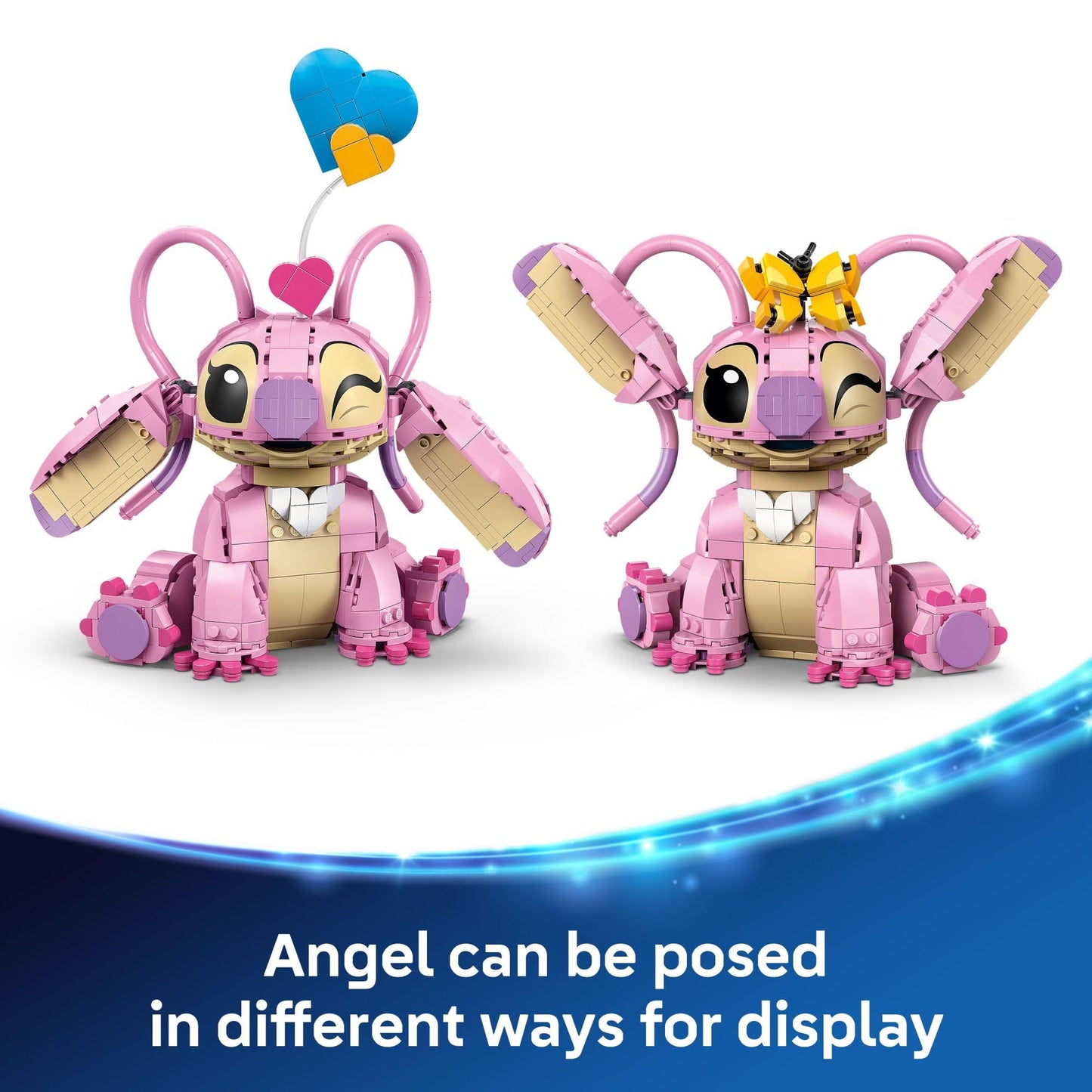 LEGO Disney Angel Lilo & Stitch Kids Toy - Room Decor and Building Set for Girls and Boys, Ages 9+ - Birthday Gift Idea for Young Fans Who Love Stitch