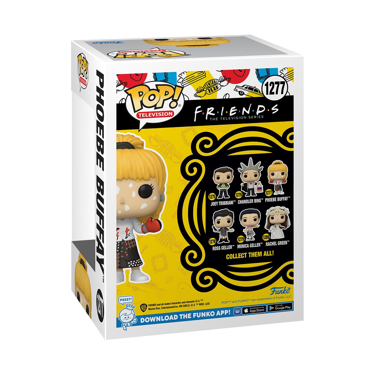 Funko POP! TV: Friends - Phoebe Buffay - 1/6 Odds for Rare Chase Variant Chicken Pox - Collectable Vinyl Figure - Gift Idea - Official Merchandise