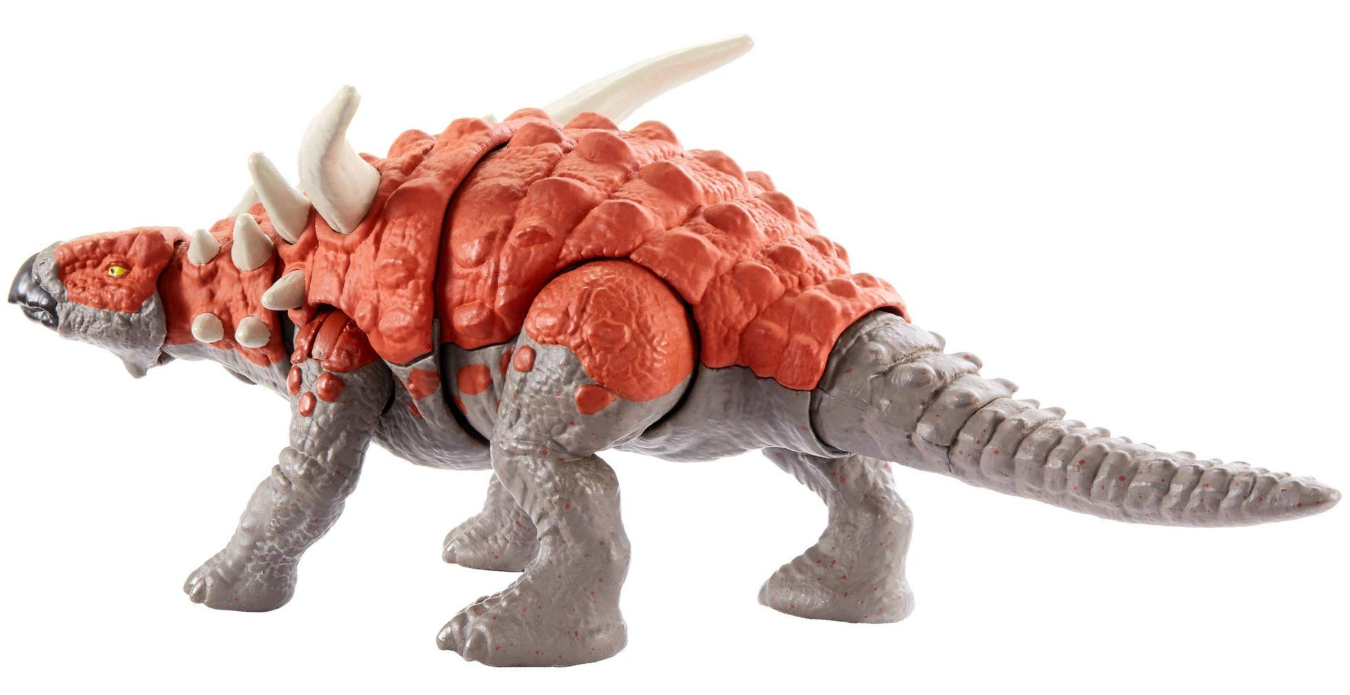 Jurassic World Toys Savage Strike Sauropelta Figure, Smaller Size with Unique Attack Moves Like Biting, Head Ramming, Wing Flapping, Articulation