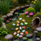 100 Pcs Colorful Mini Resin Animals Turtles Night Glow, Mini Animals Figures, Miniature Things Figurines to Hide, Tiny Turtles for DIY Fairy Garden