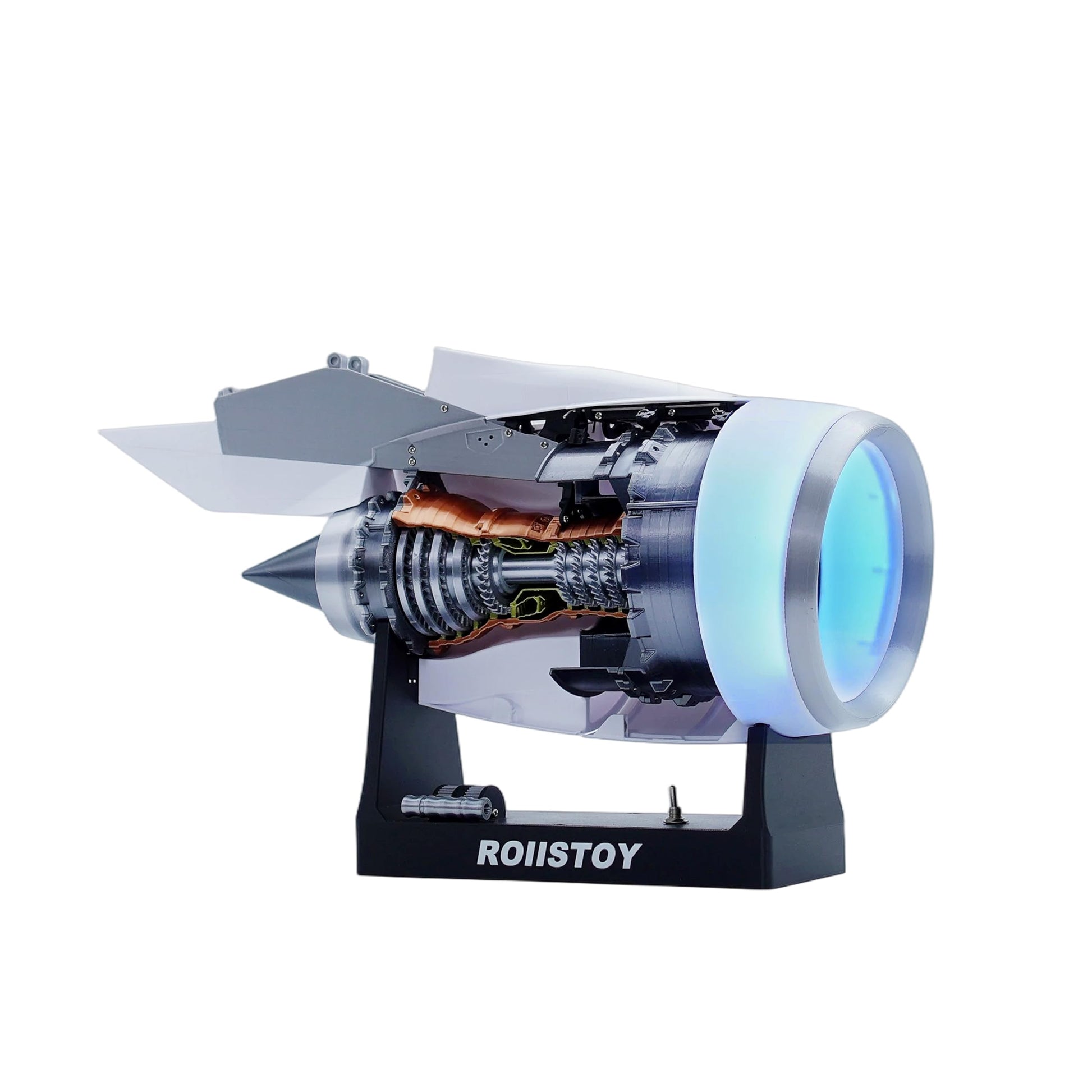 TR-900 Large Scale Turbofan Engine Building Kit High Complexity Abundant Parts Hyper Realistic Assembly Gift for Aerospace Enthusiasts Kids Adults