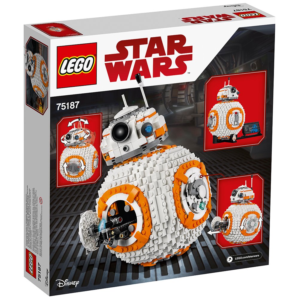 LEGO Star Wars VIII BB-8 75187 Building Kit (1106 Piece)
