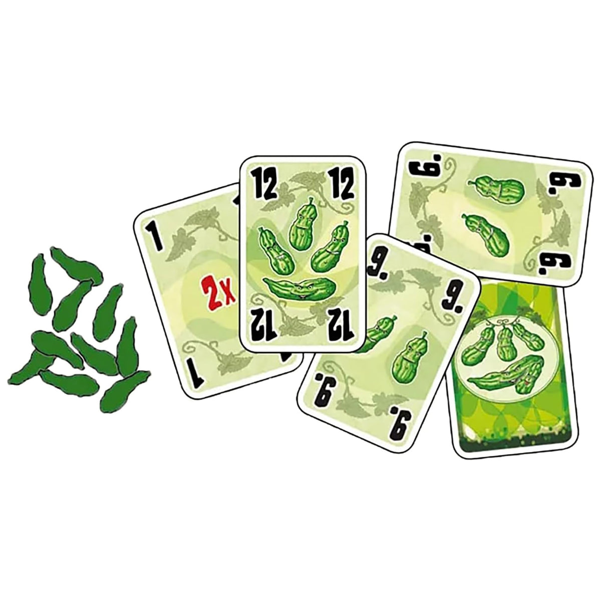 Rio Grande Games Five Cucumbers - Trick-Taking Card Game for 2-6 Players