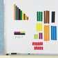 Learning Resources Magnetic Cuisenaire Rods, Early Match Concepts, School Supplies, Multicolor, 64 Pieces