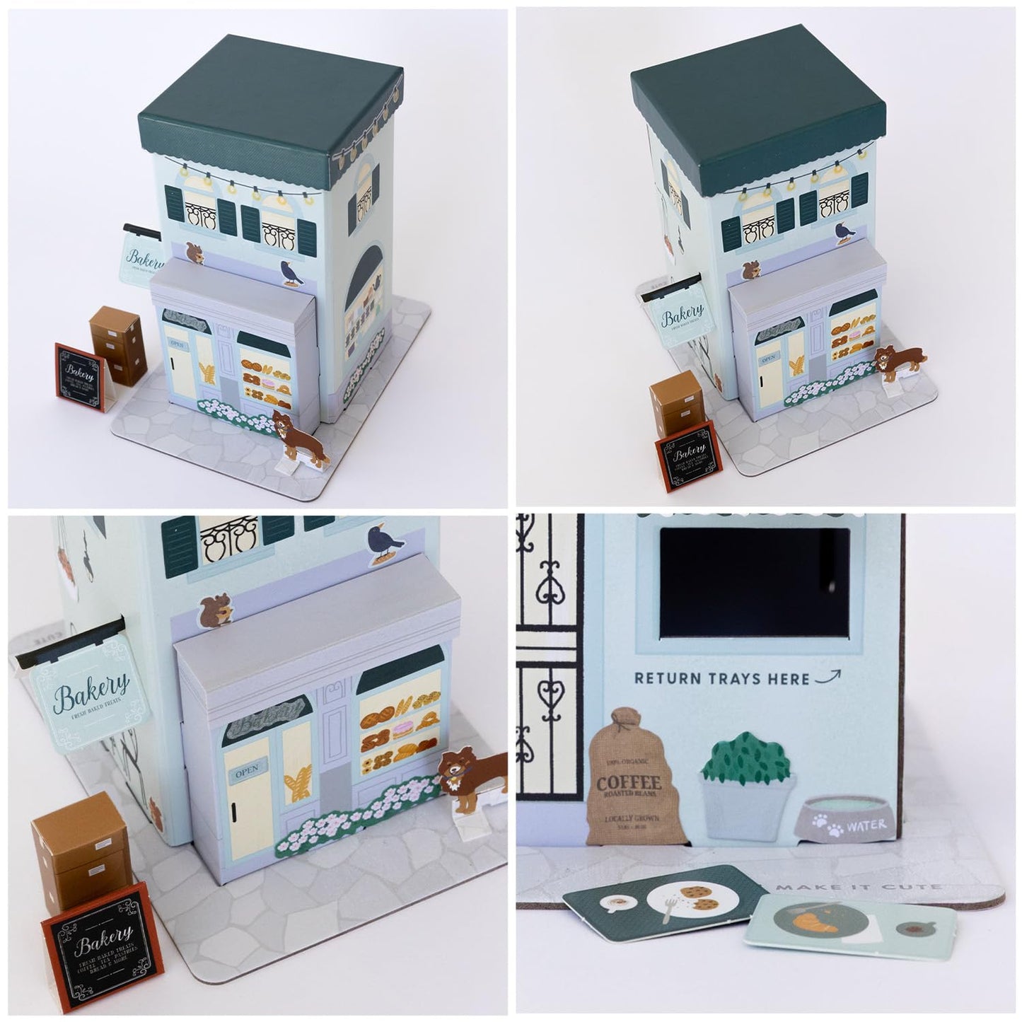 Make It Cute Tiny Bakery Craft Kit for Kids - Miniature Bakery Kit & Mini Bake Shop for Creative Kids