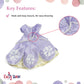 Emily Rose 14-inch Doll 10-PC Princess Costume Bundle | 2 Complete Fairytale Outfits with 2 Necklaces, Sparkling Crown, and Shoes | Compatible