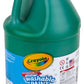 Washable Paint Gallon Green Arts & Crafts Arts & Crafts Bin212844 Crayola Llc