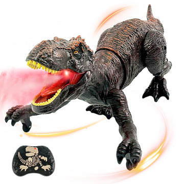 TALGIC Remote Control Dinosaur Robot Toy for Boys 4-7, RC Dinosaur with Realistic Legs & Spray Stream for Kids 3 4 5 6 7 9 Year Old Boy Birthday Gift