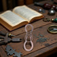 2Pcs God Lock Puzzle Metal Ring Solution Intellectual Deduction Unlock Puzzle Brain Tease Unlock Horseshoe Buckle Gift
