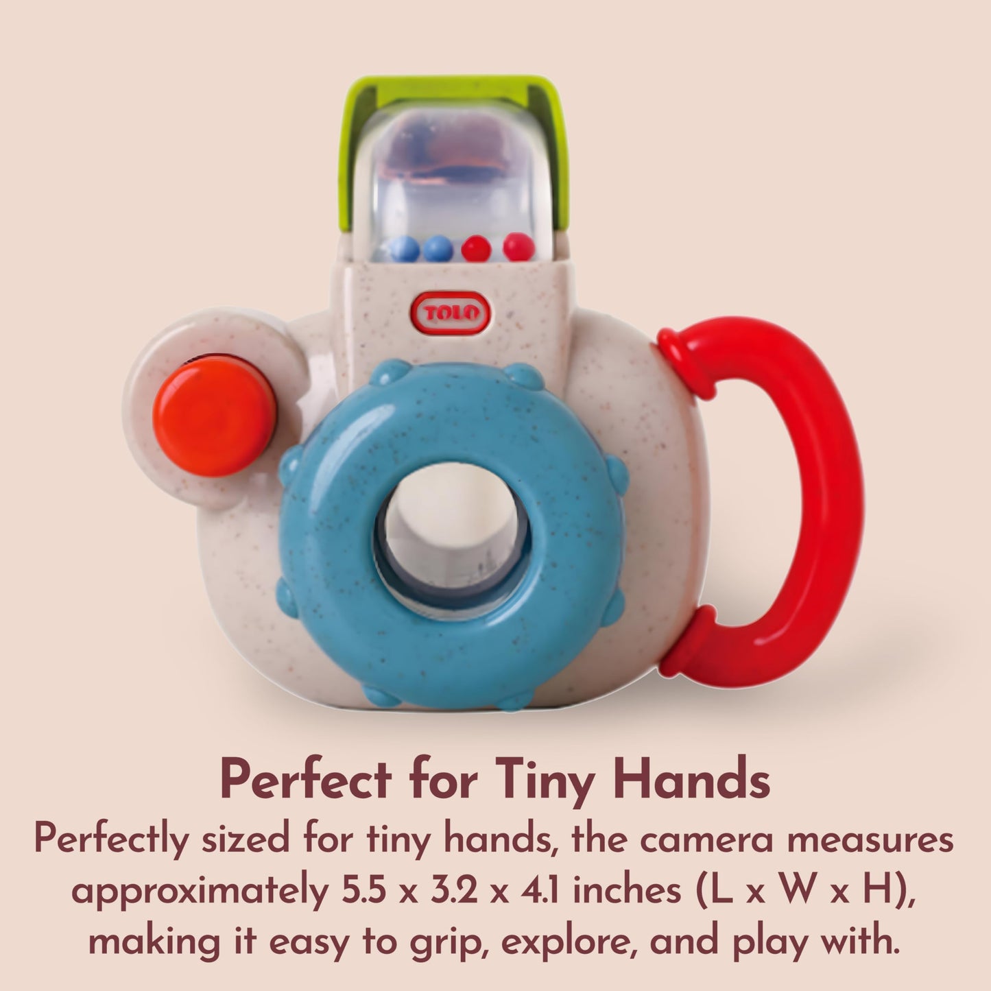 Tolo Baby Camera | Interactive Toy for Babies 12+ Months Flash Pop Sound