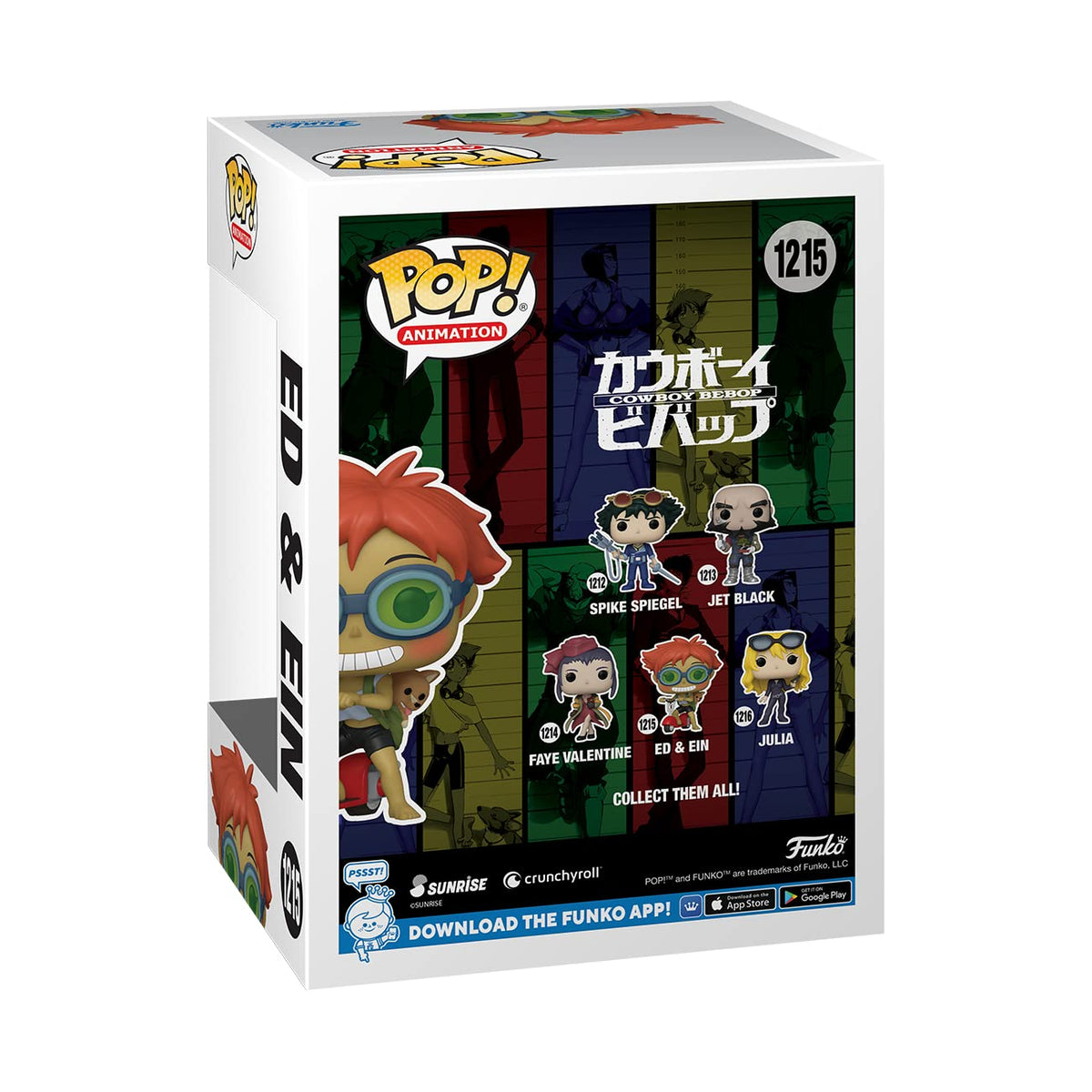 Funko Pop! Animation: Cowboy Bebop - Edward on Scooter with EIN